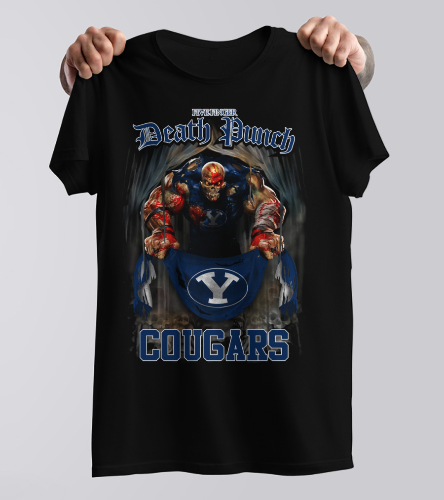 Five Finger Death Punch Byu Cougars T-Shirt