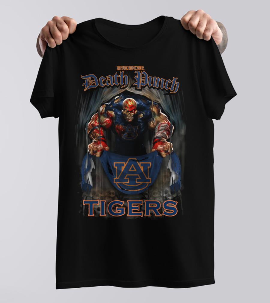 Five Finger Death Punch Auburn Tigers T-Shirt