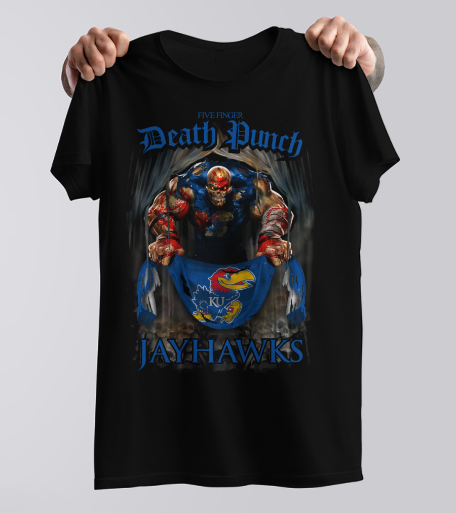 Five Finger Death Punch Kansas Jayhawks Ku T-Shirt