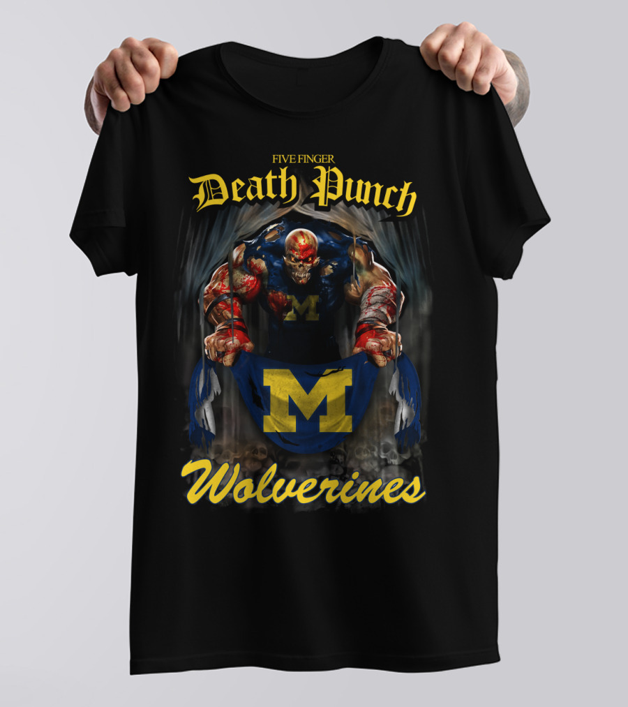 Five Finger Death Punch Michigan Wolverines T-Shirt
