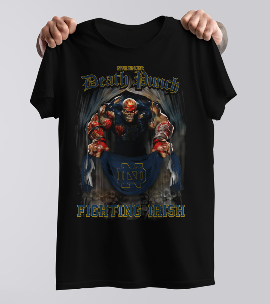 Five Finger Death Punch Notre Dame Fighting Irish T-Shirt