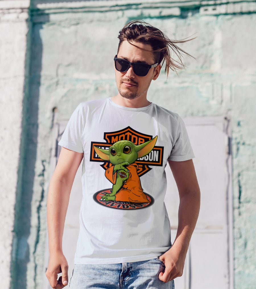Harley Davidson Yoda Motorcycles T-Shirt