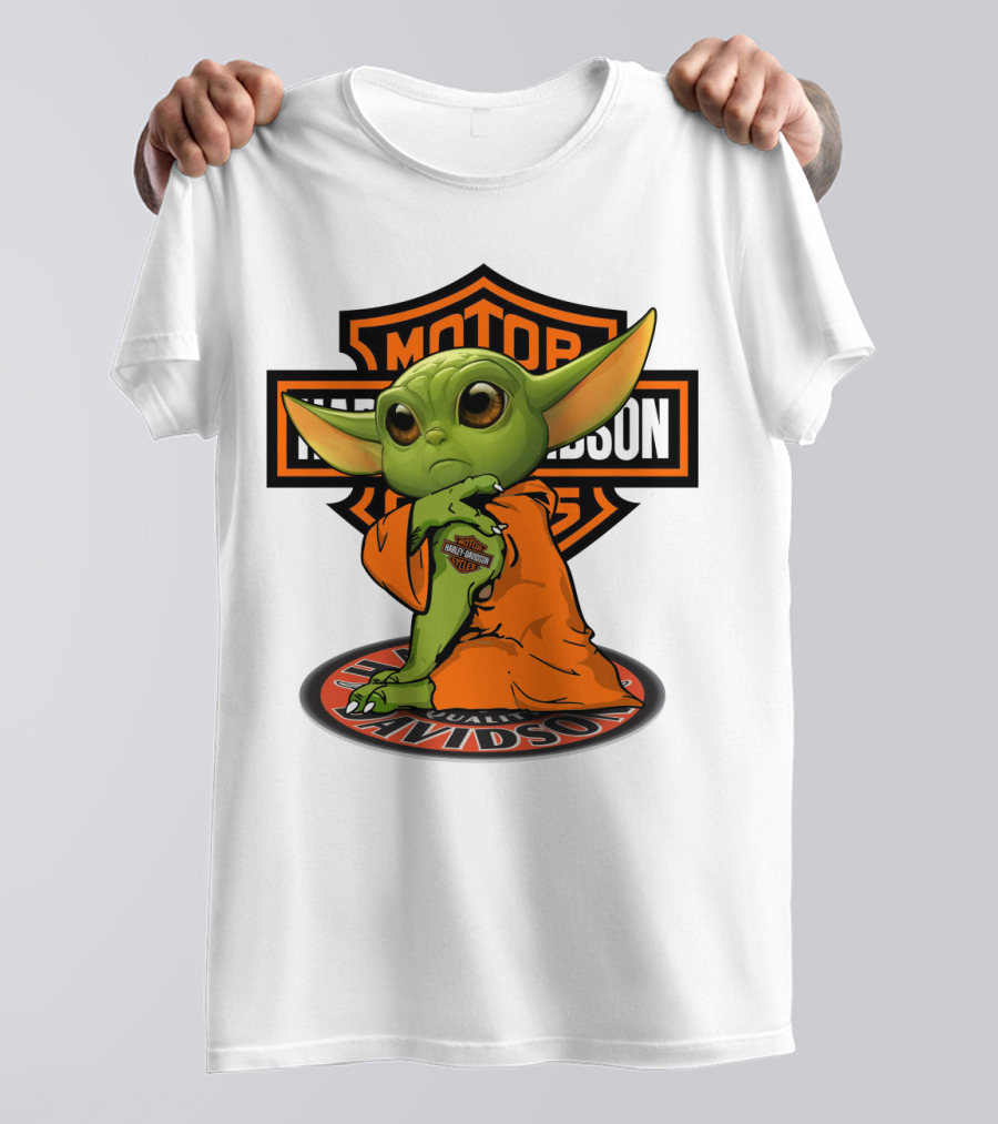 Harley Davidson Yoda Motorcycles T-Shirt