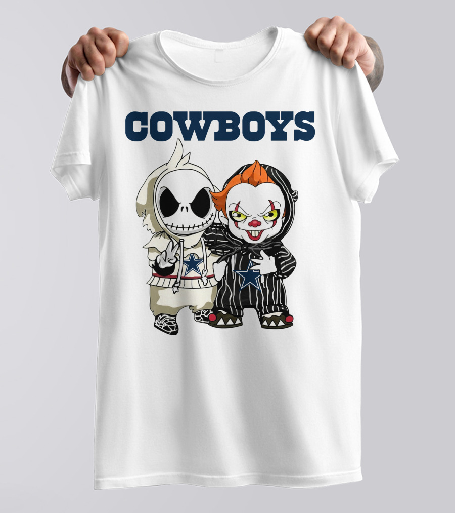 Cowboys Disney NFL Halloween Characters T-Shirt