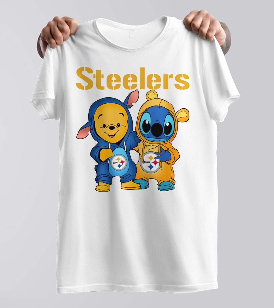 Steelers Pooh Stitch T-Shirt