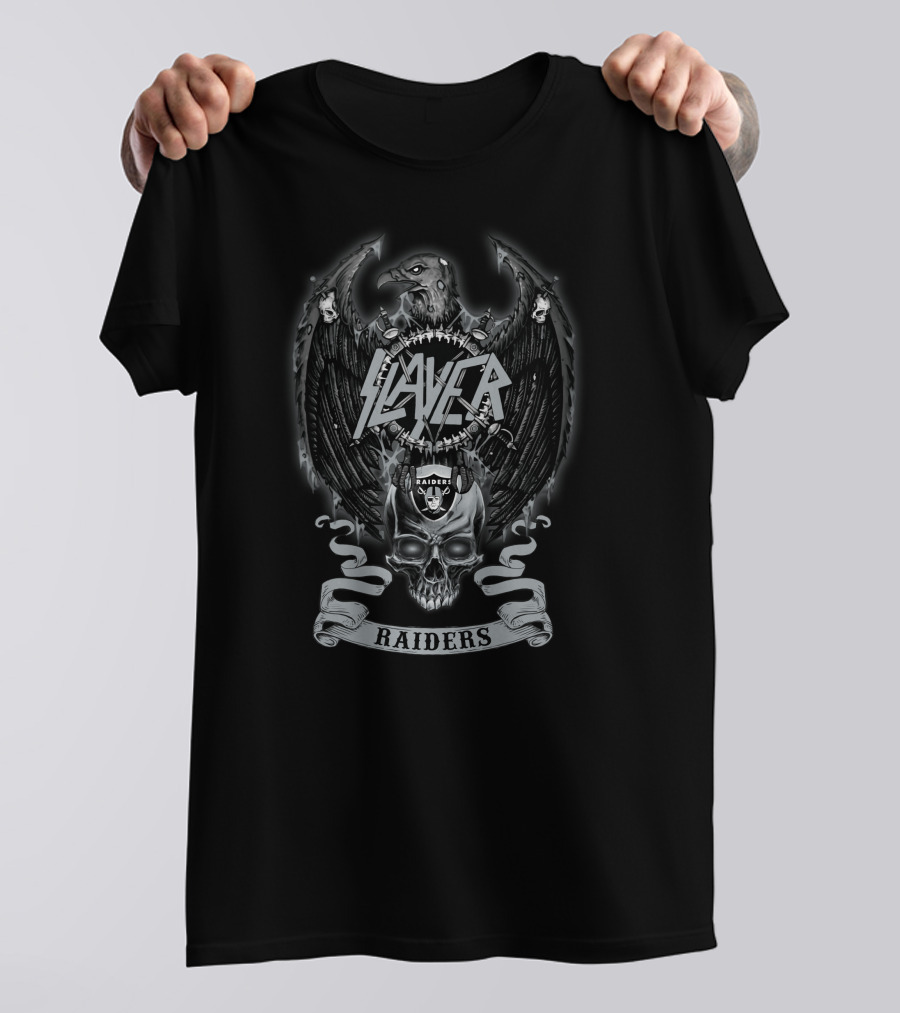 Slayer Raiders Skull T-Shirt