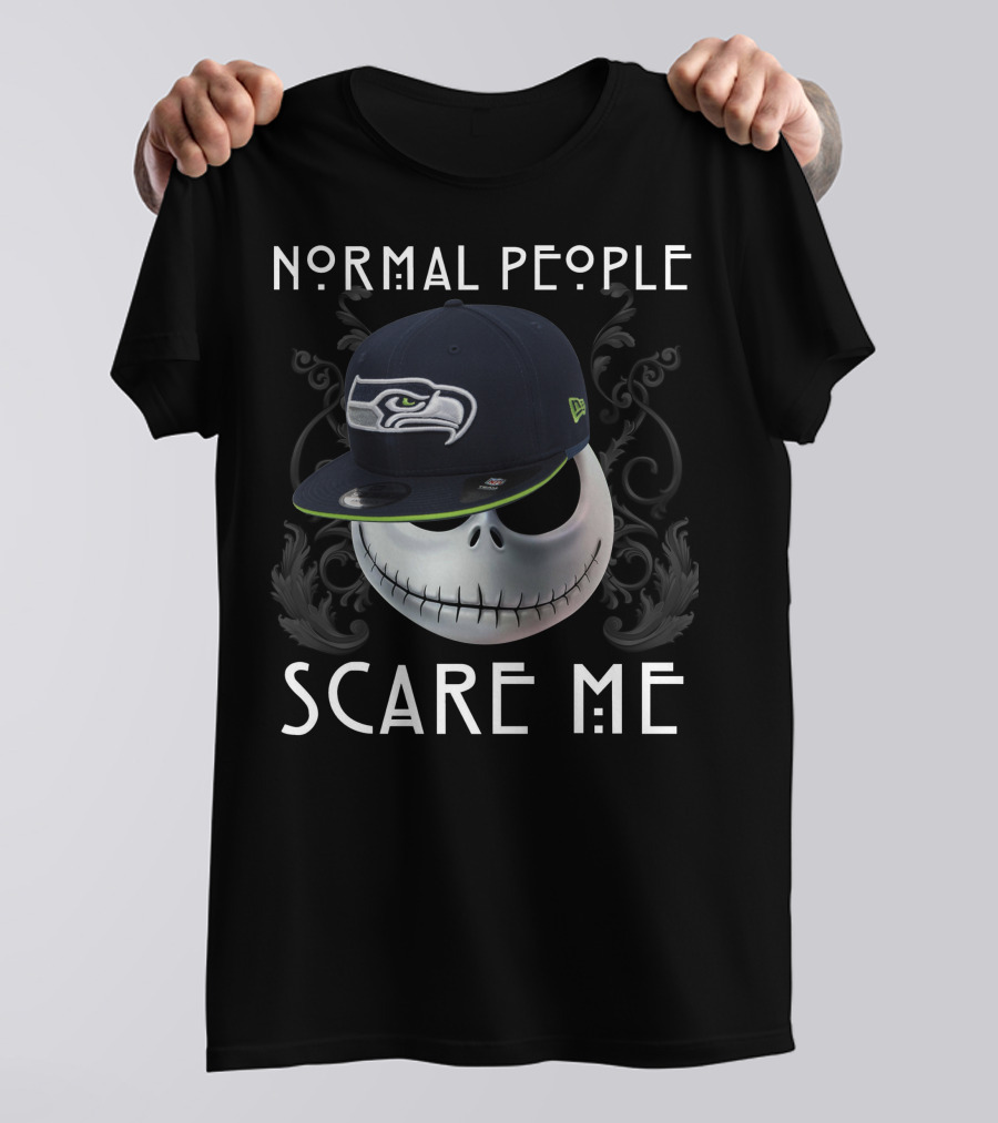Normal People Scare Me Seattle Seahawks T-Shirt