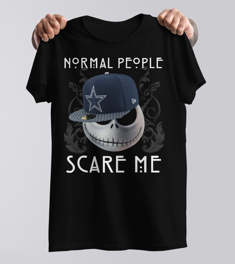 Normal People Scare Me Jack Cowboys T-Shirt