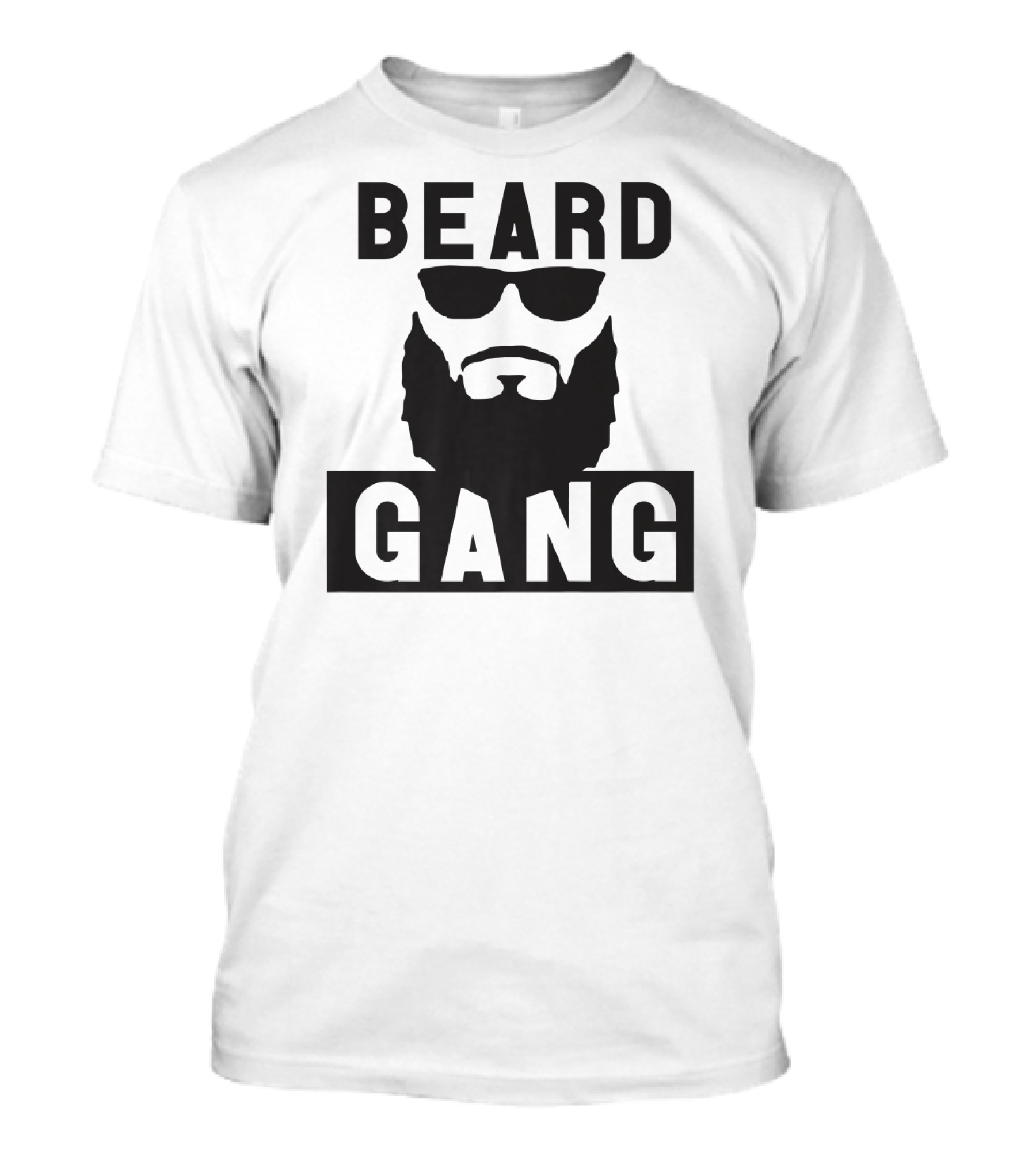 Beard Gang Funny Men's Beard Sunglasses T-Shirt