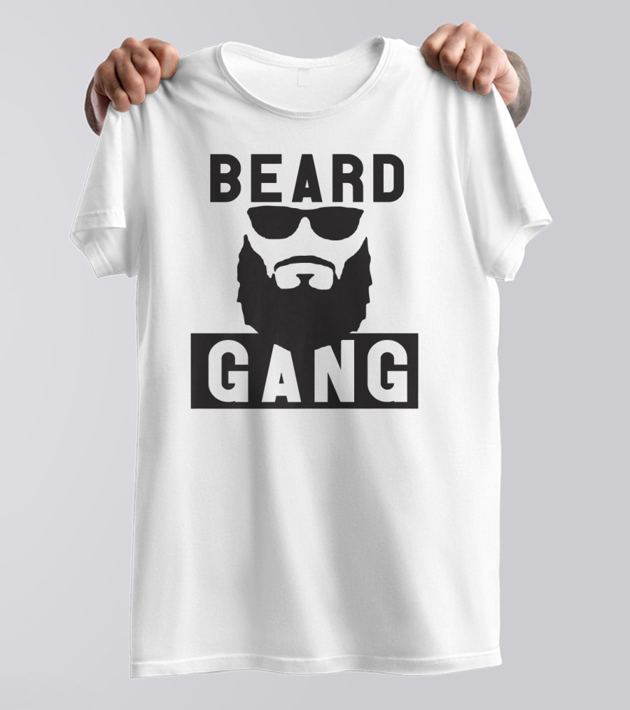 Beard Gang Funny Men's Beard Sunglasses T-Shirt