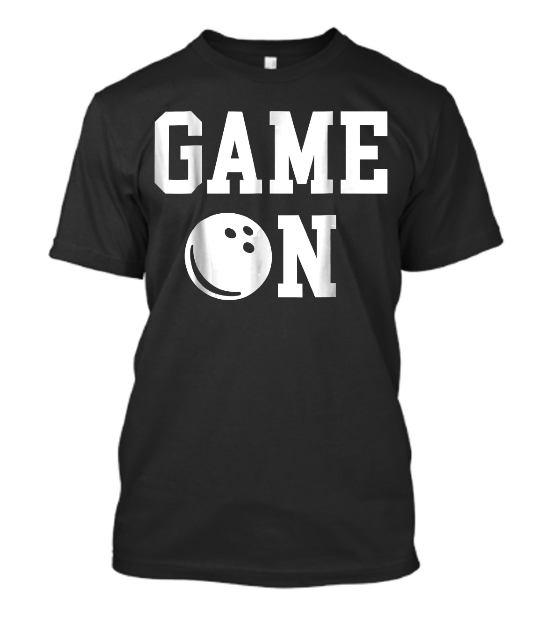 GAME ON Bowling Ball Icon Strike T-Shirt