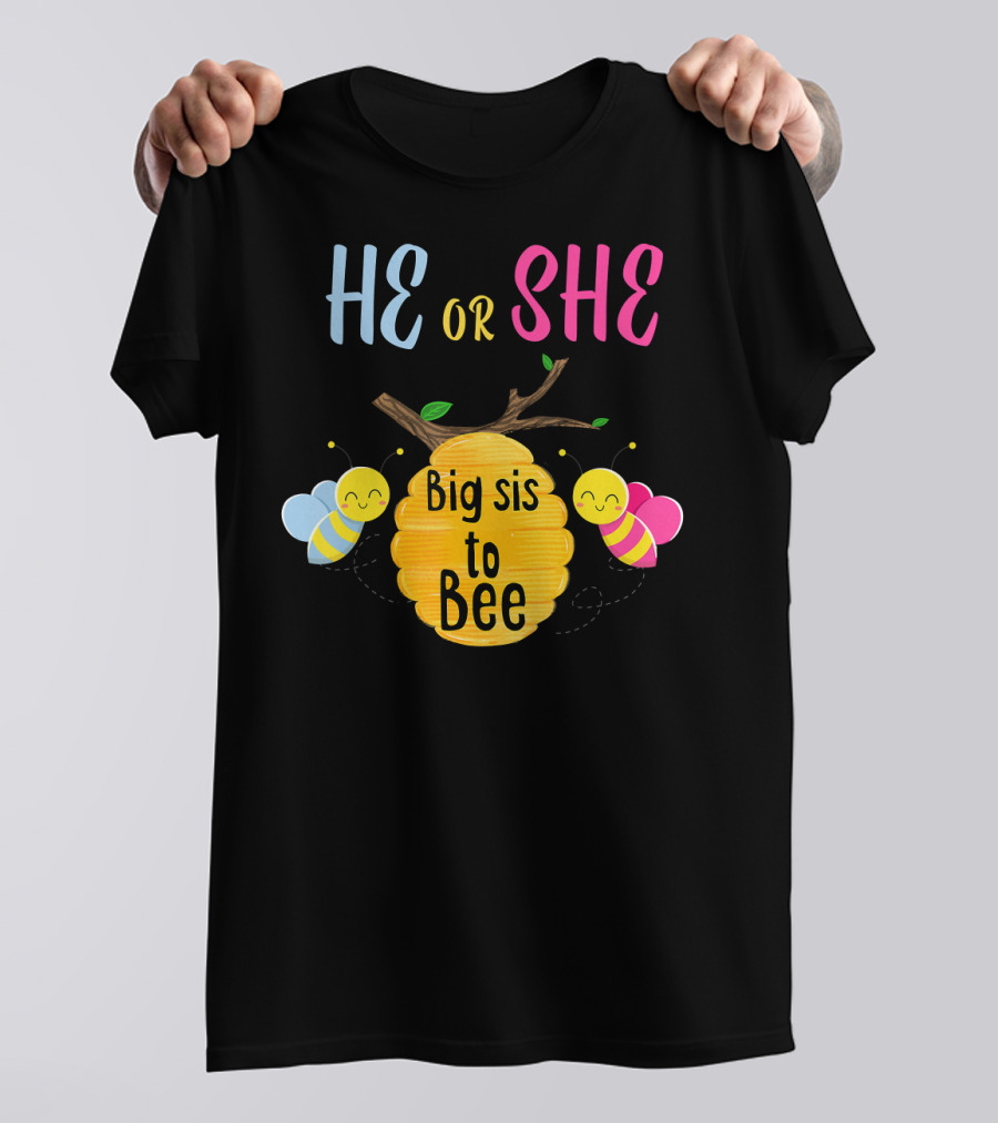 He Or She Big Sis To Bee T-Shirt