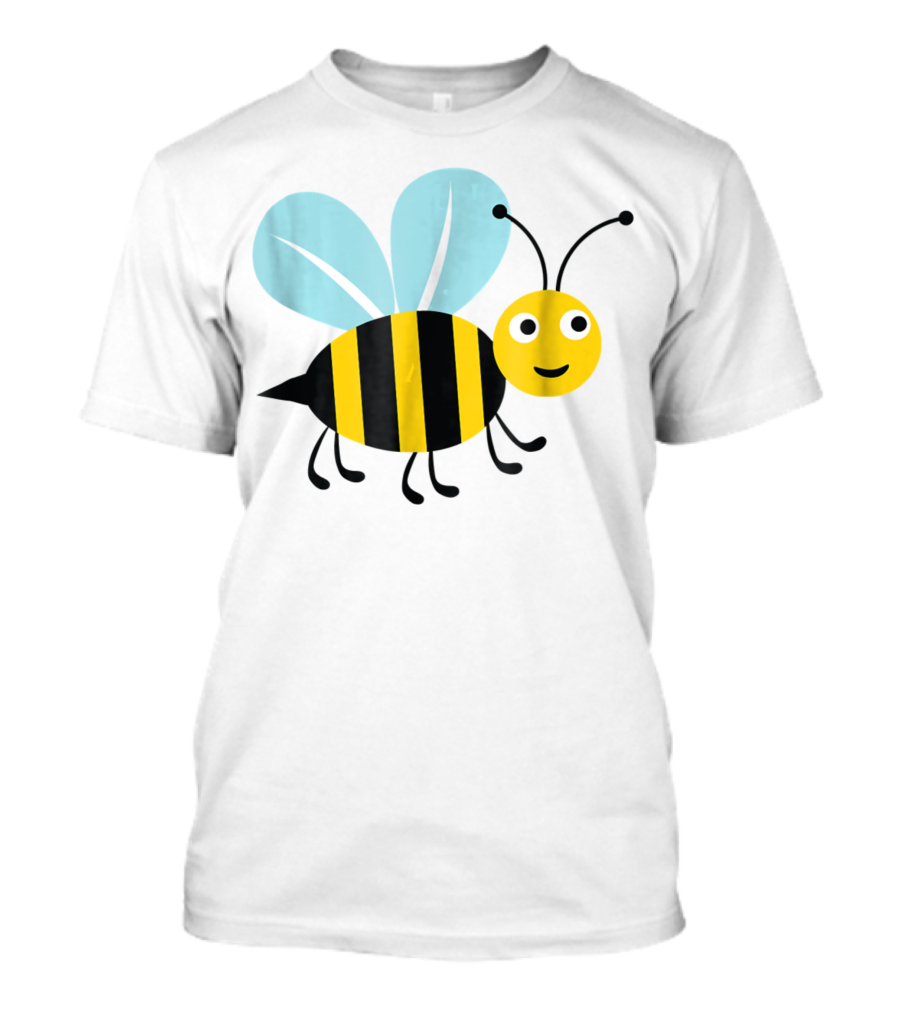 Happy Honey Bee Cute Cartoon T-Shirt