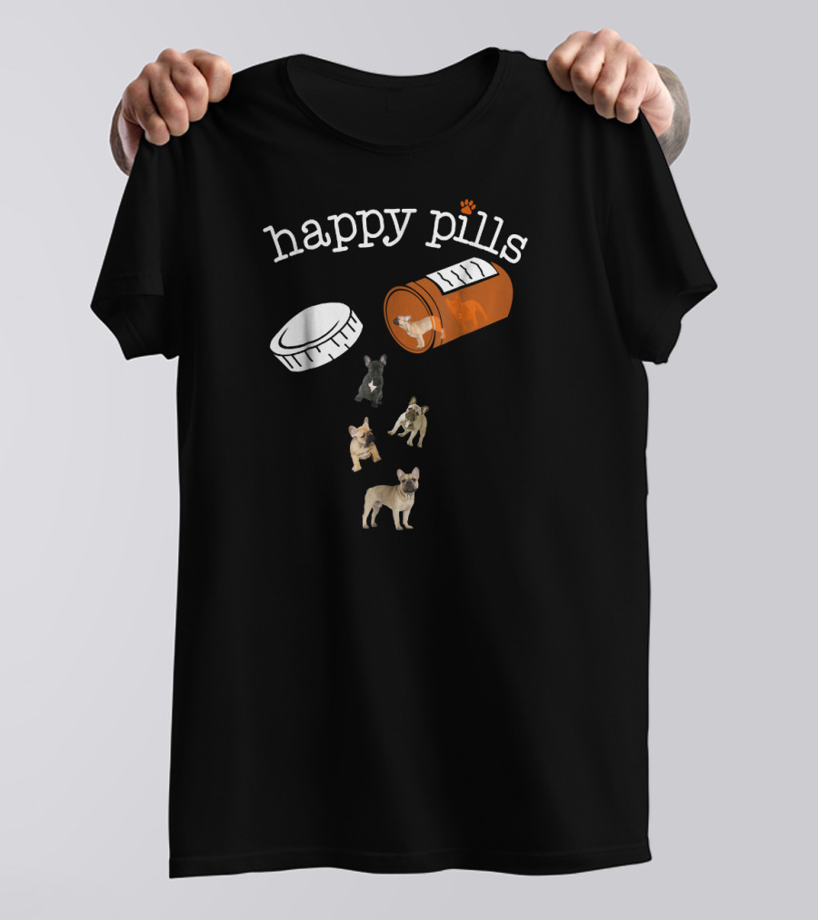Happy Pills French Bulldog Capsule Pals T-Shirt