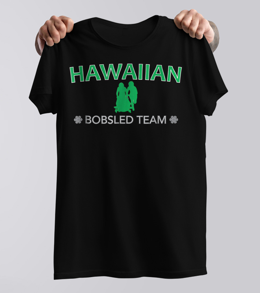 Hawaiian Bobsled Team Snowflake T-Shirt