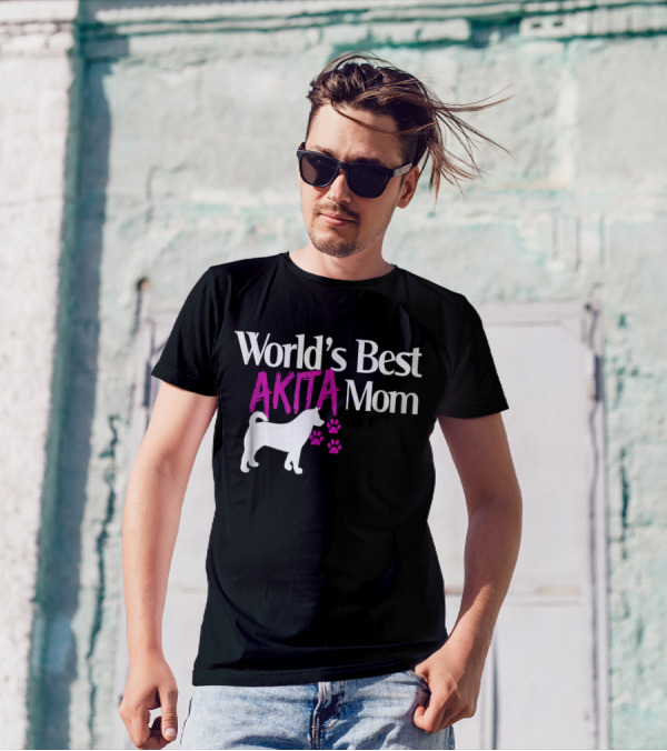 World's Best Akita Mom T-Shirt