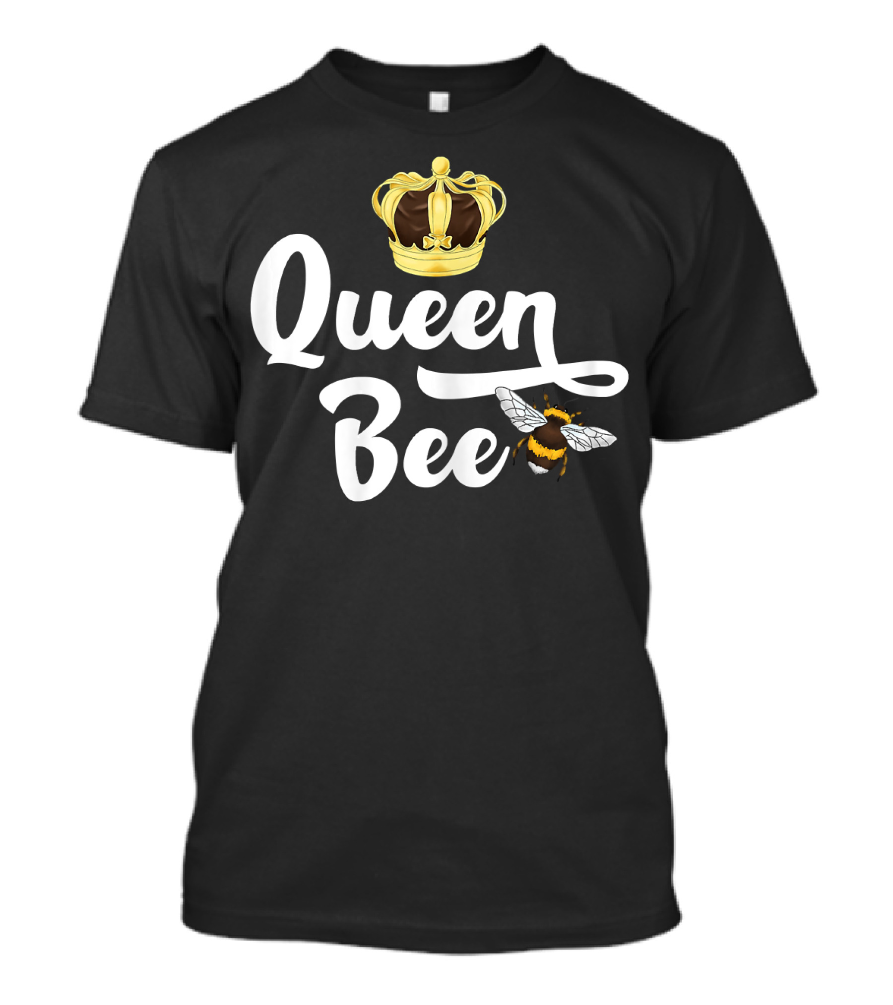 Queen Bee Mother's Crown And Bumblebee T-Shirt