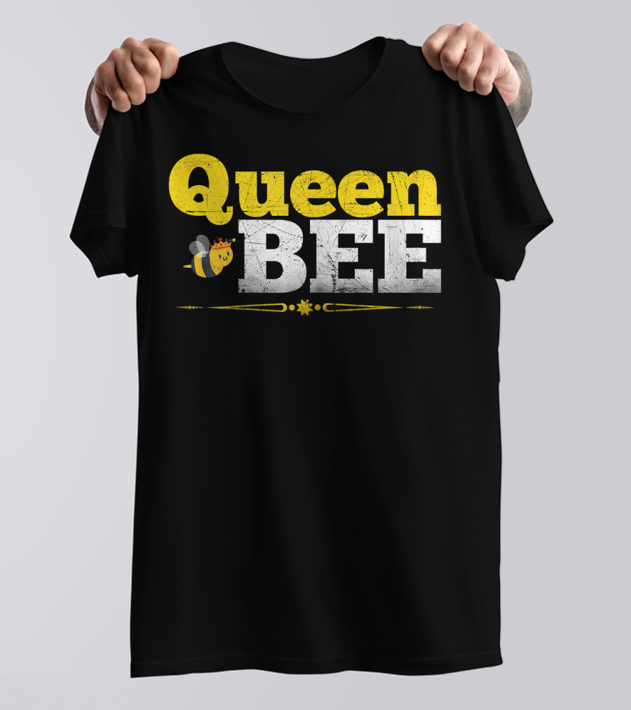 Queen Bee With Crown Boss Lady T-Shirt