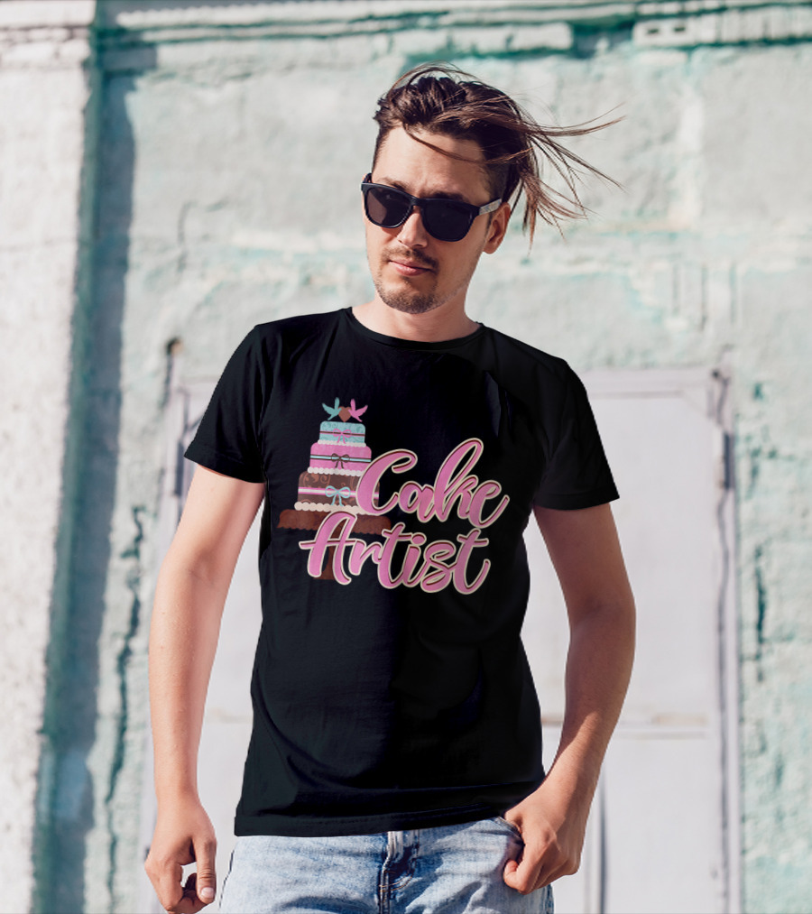 Cake Artist Wedding Cupcake Baking T-Shirt