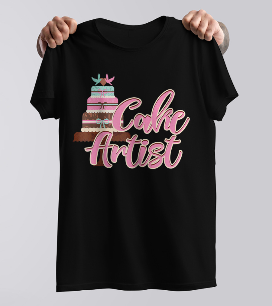 Cake Artist Wedding Cupcake Baking T-Shirt