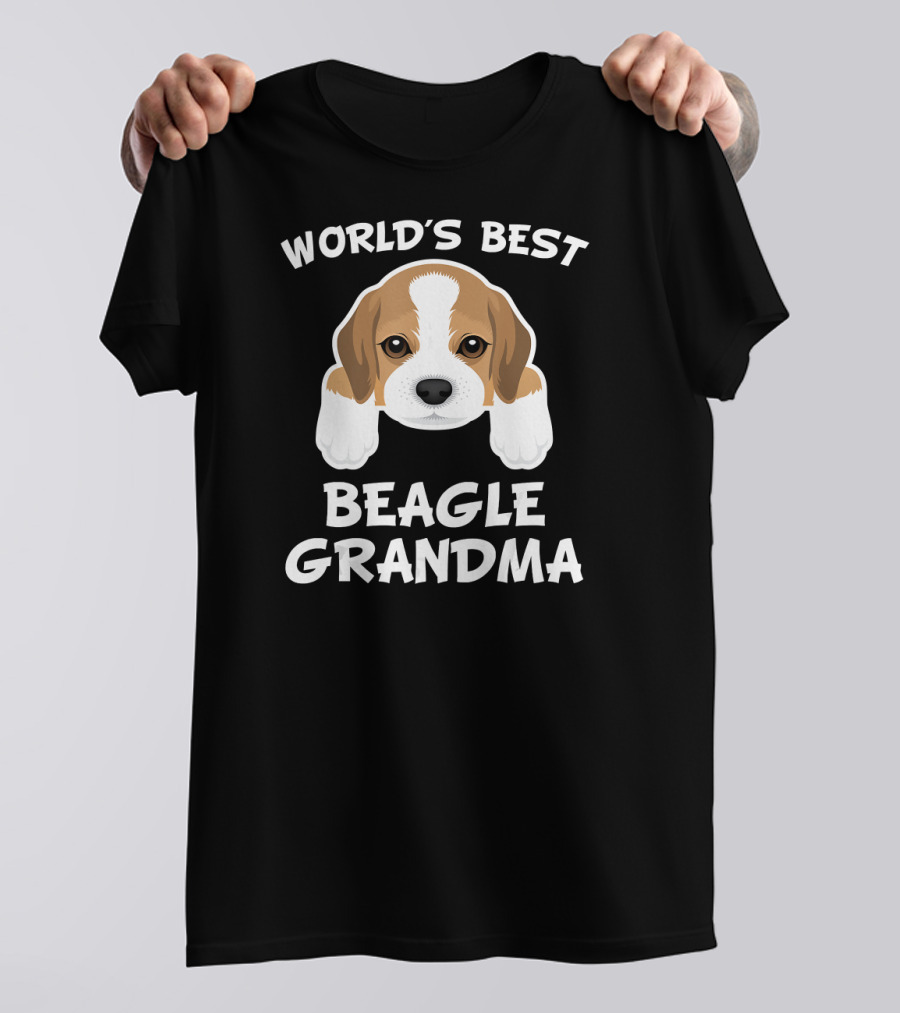 World's Best Beagle Grandma Dog Granddog T-Shirt