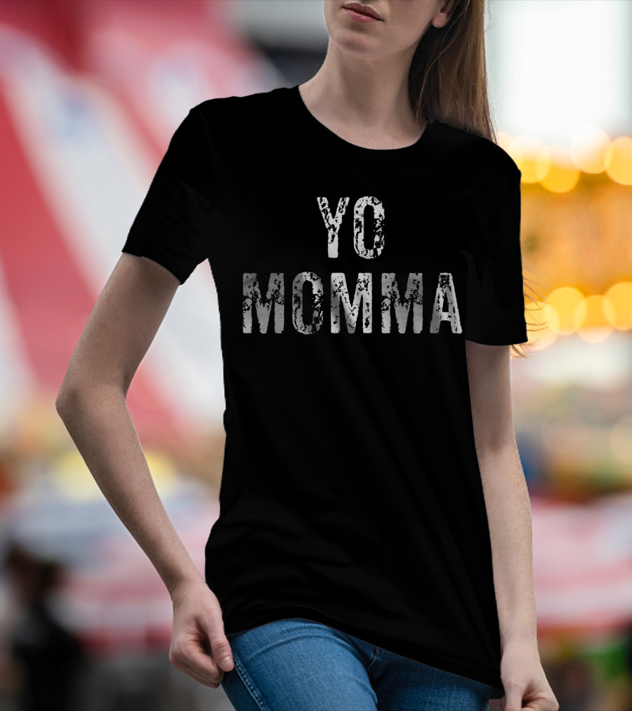 Yo Momma Basketball Joke Humor T-Shirt