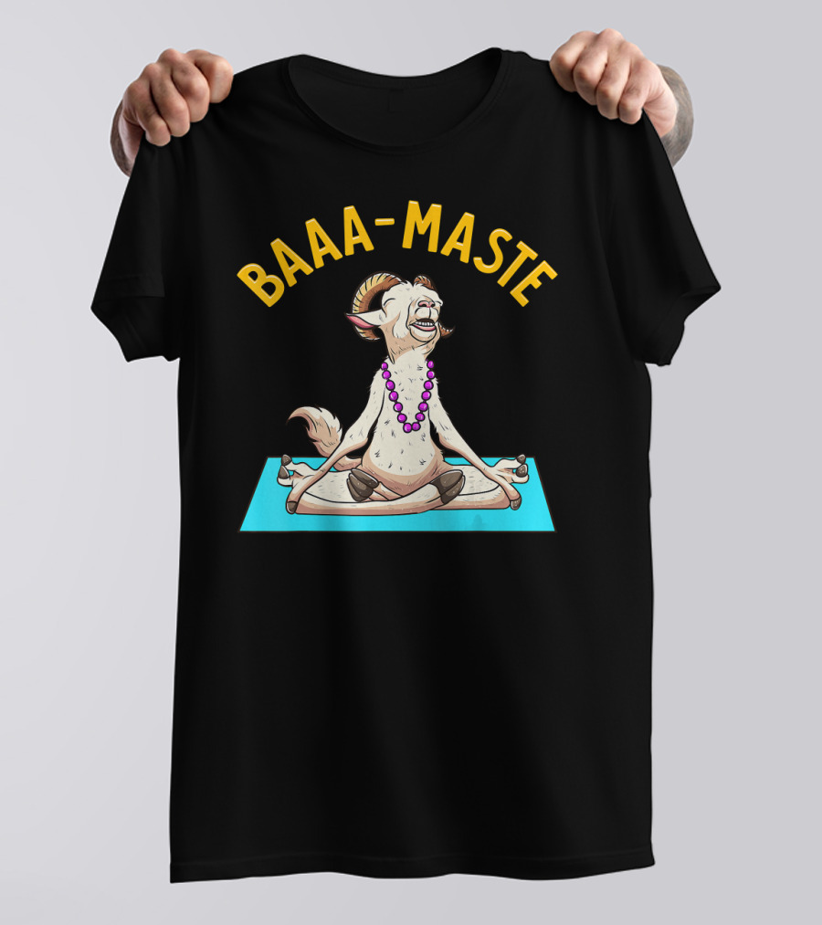 Yoga Goat Baa Maste Zen Spiritu Namaste T-Shirt