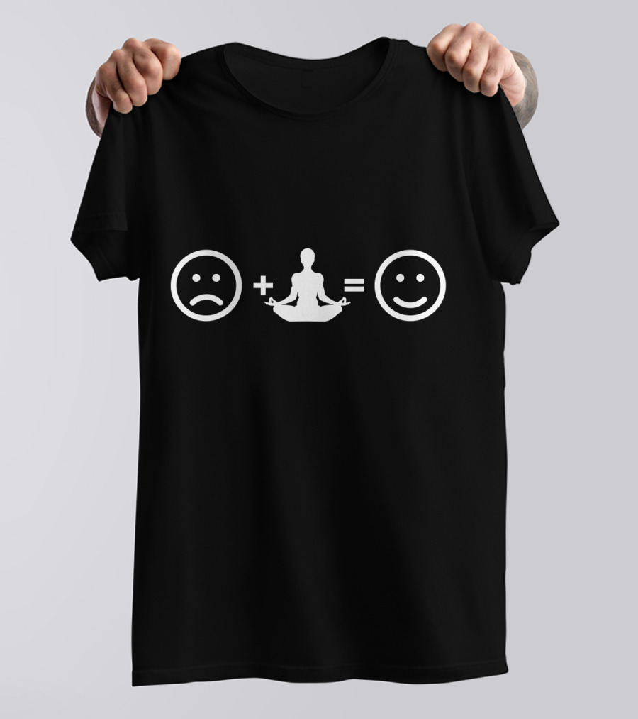 Sad Plus Yoga Equals Happy When I'm Sad Birthday T-Shirt
