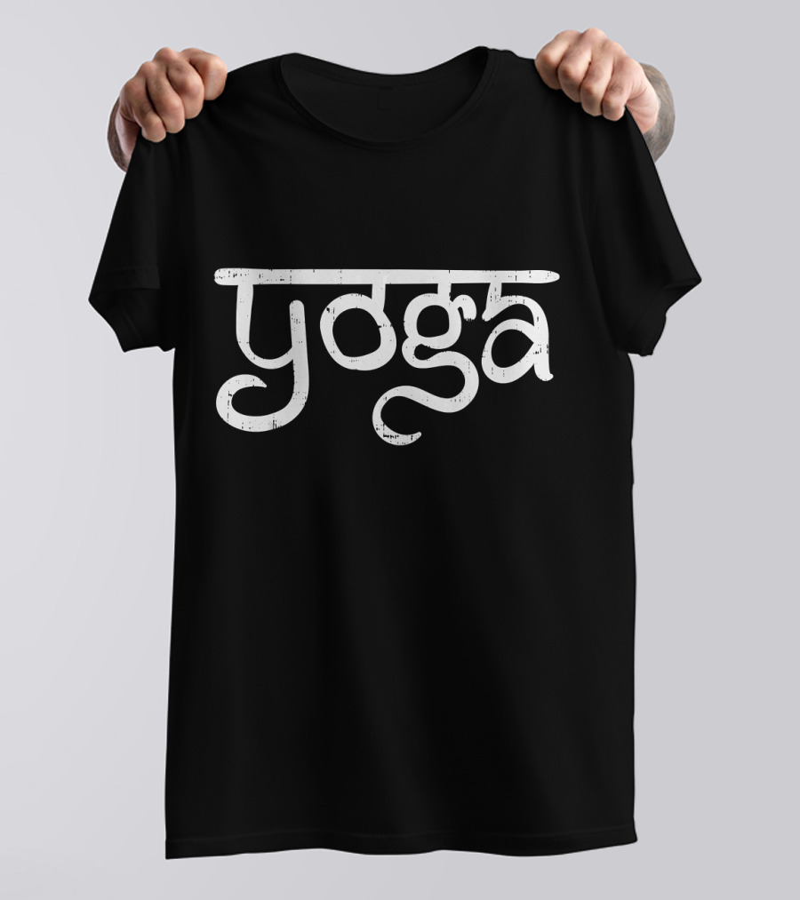Yoga Word Funny Meditation Workout Zen T-Shirt
