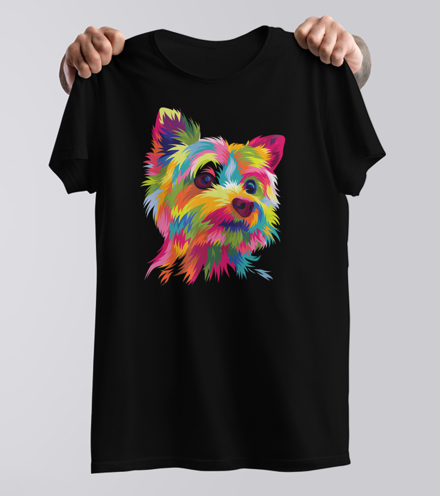 Yorkshire Terrier Vibrant Yorkie Pop T-Shirt