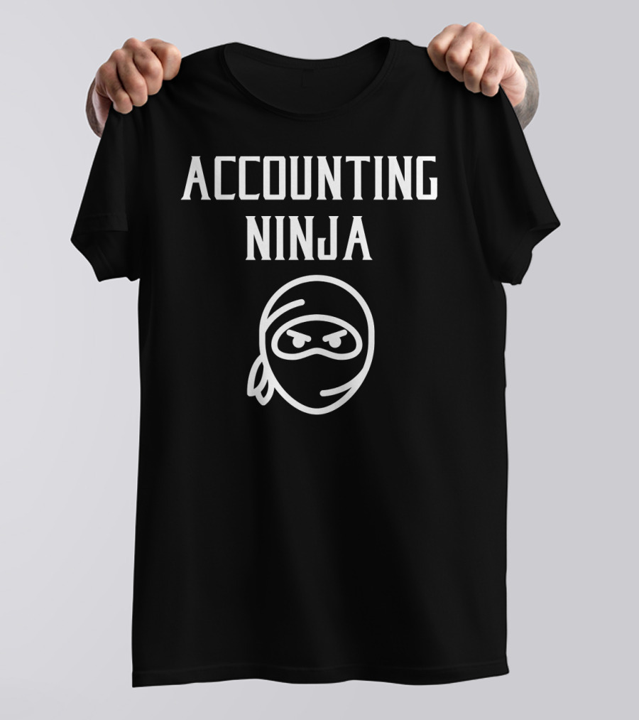 Accounting Ninja Funny Tax Accountant T-Shirt