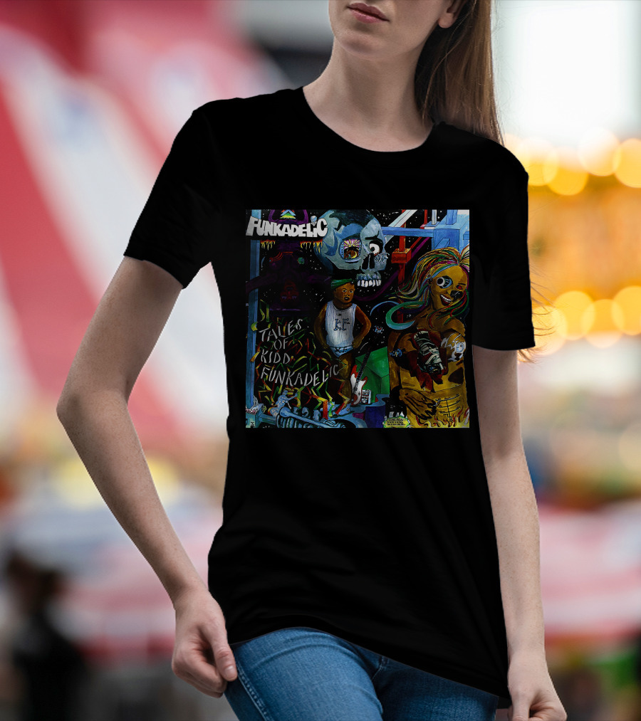 Funkadelic Tales Of Kidd Funkadelic Vibrant Psychedelic T-Shirt