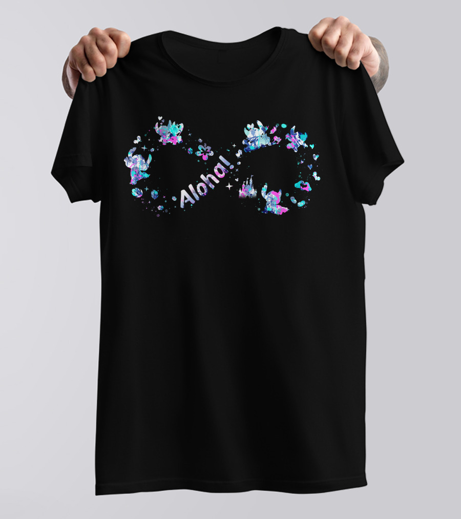 Aloha Stitch Infinity Heart T-Shirt