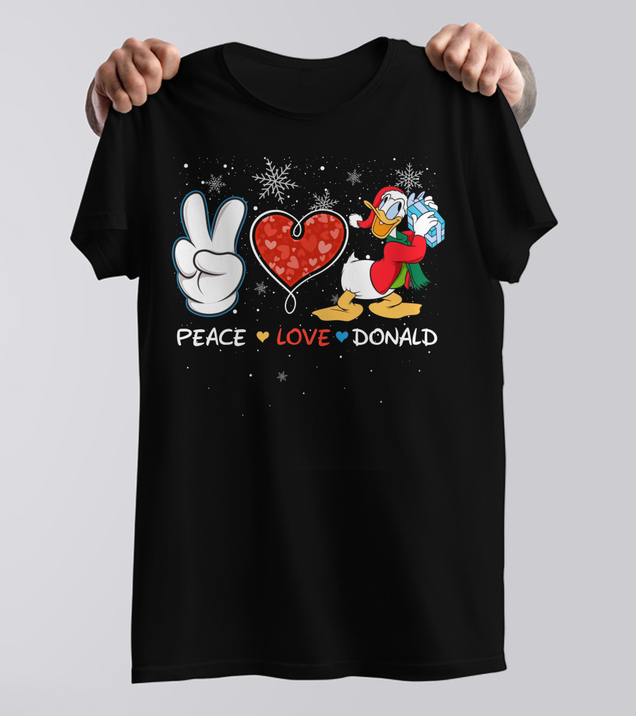 Peace Love Donald T-Shirt