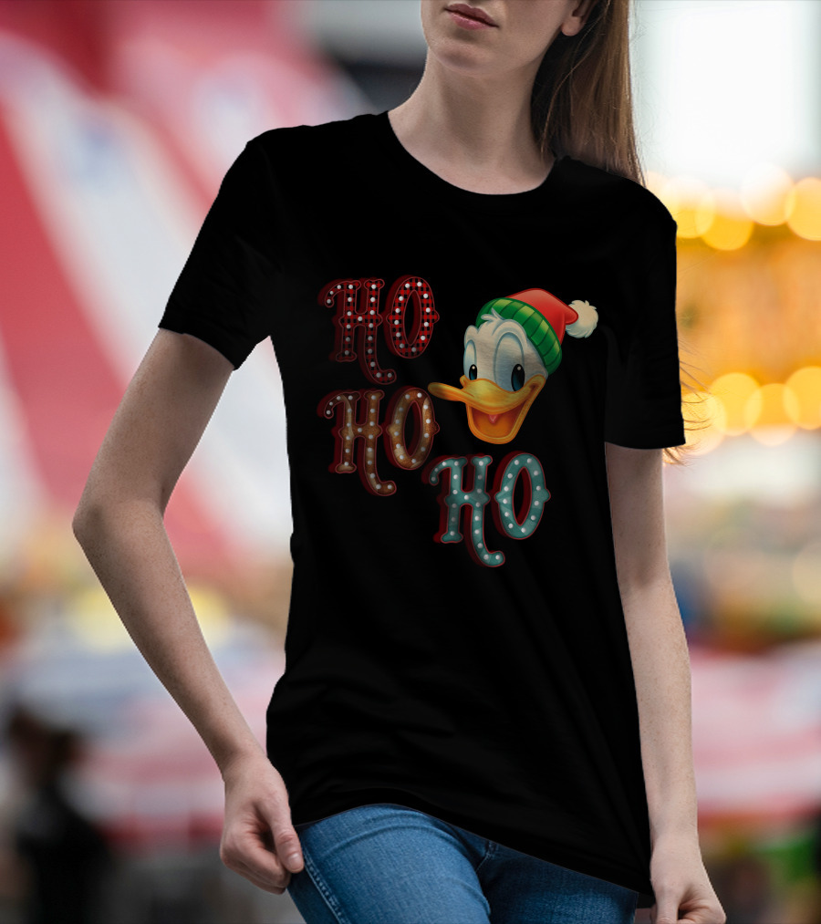 Ho Ho Ho Donald Christmas Hat T-Shirt