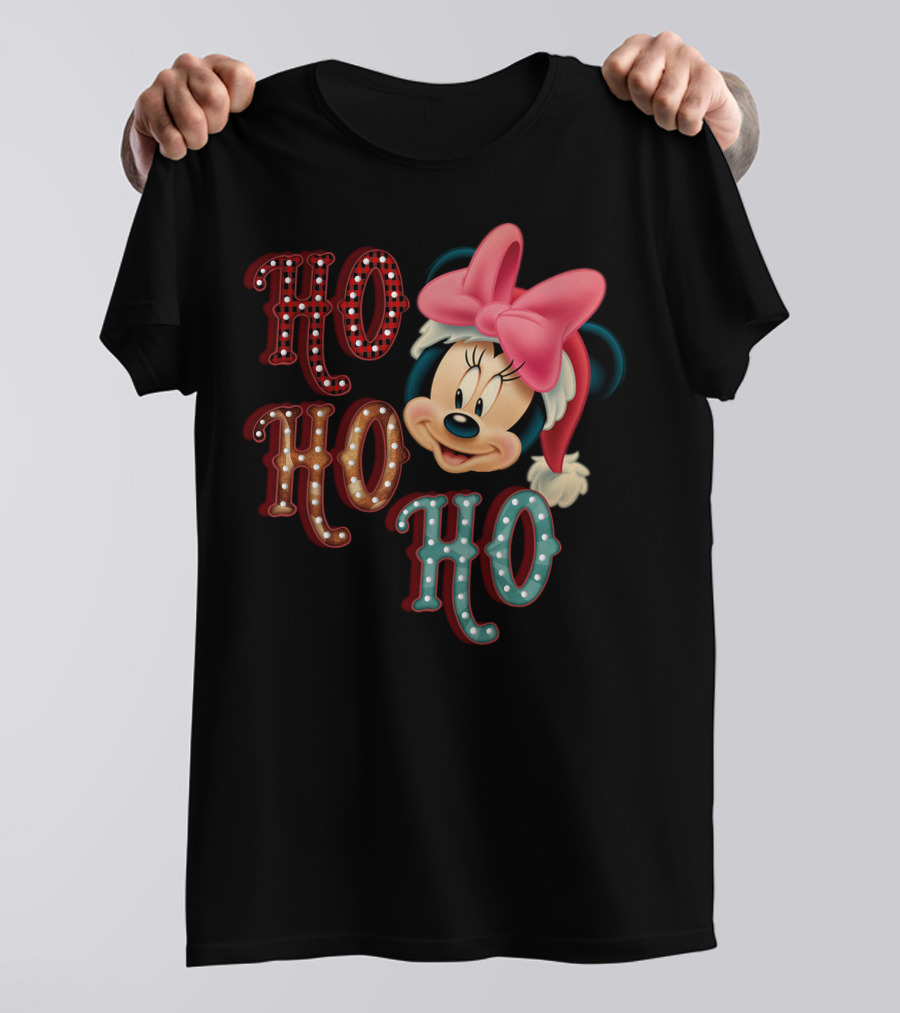 Minnie Mouse Christmas Ho Ho Ho T-Shirt