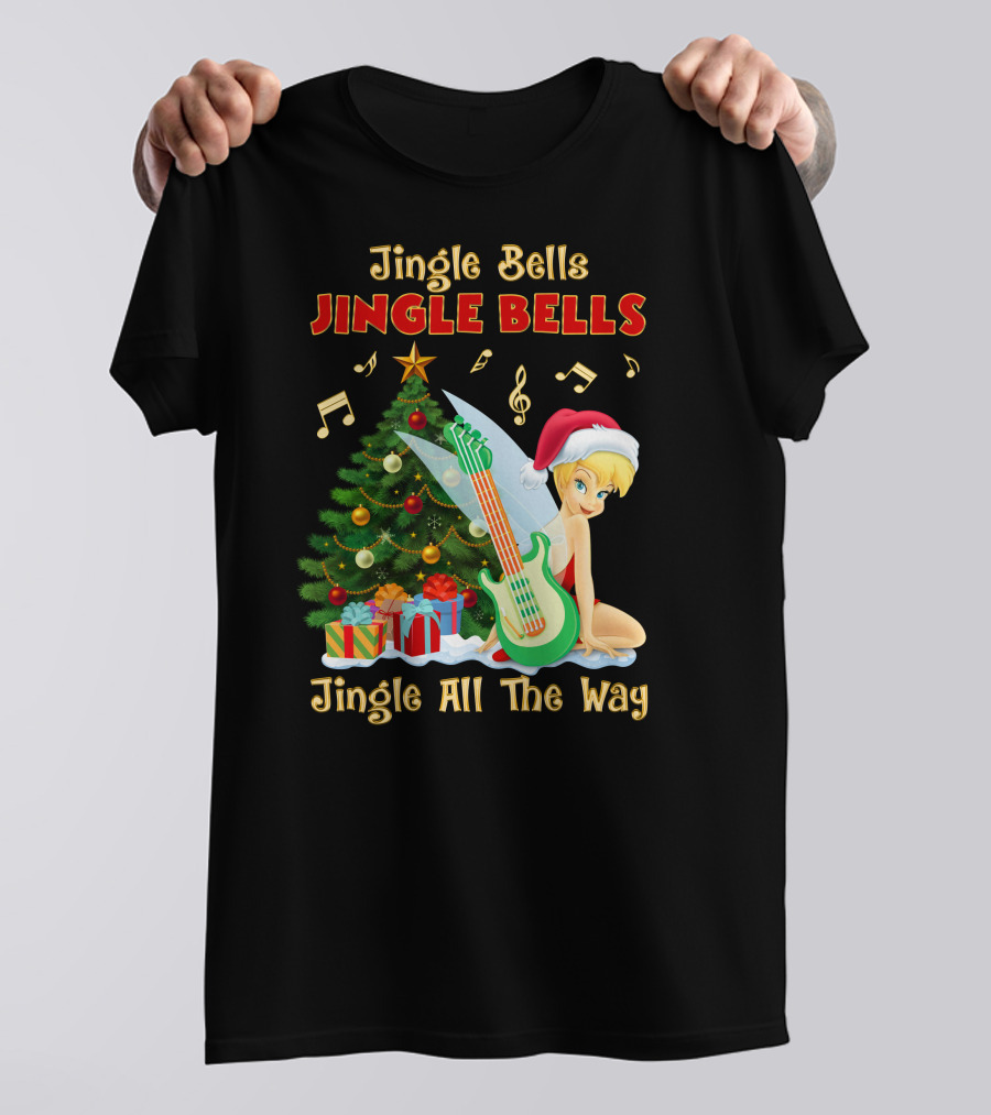 Jingle Bells Tinkerbell Christmas Magic Jingle All The Way T-Shirt