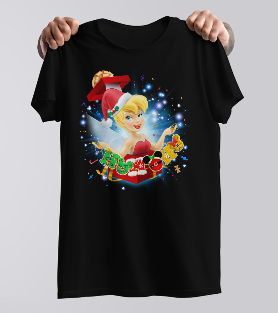 Tinkerbell Christmas Lights Magic T-Shirt