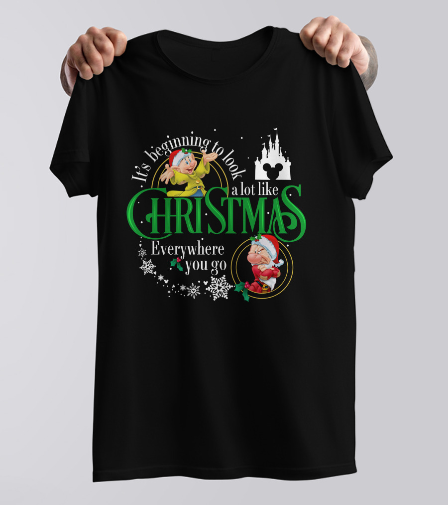It's Beginning To Look A Lot Like Christmas Everywhere You Go T-Shirt