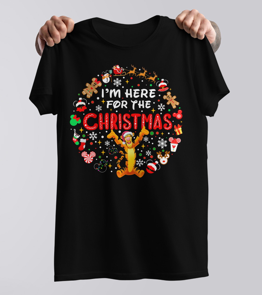 I'm Here For The Christmas Tigger Disney Holiday Celebration T-Shirt