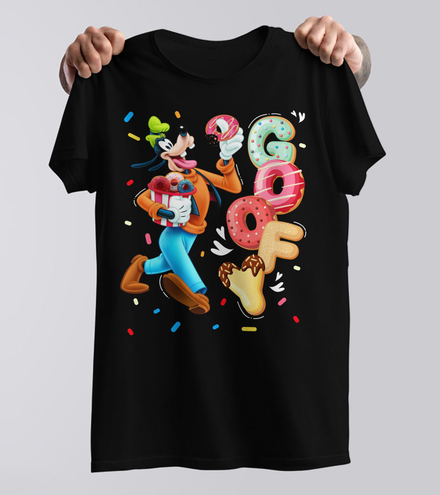 Goofy Donuts Ice Cream Sprinkles Celebration T-Shirt