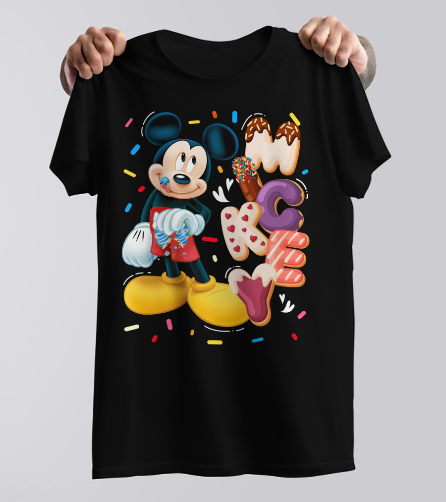 Mickey Mouse Donut Sprinkles T-Shirt
