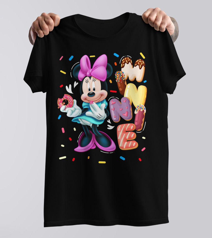 Minnie Donut And Sprinkles Theme T-Shirt