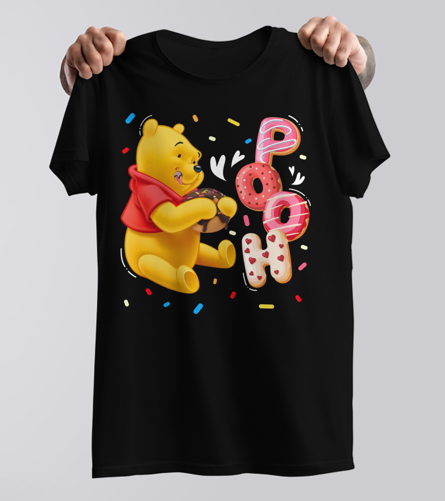 Pooh Donut Delight With Sprinkles T-Shirt