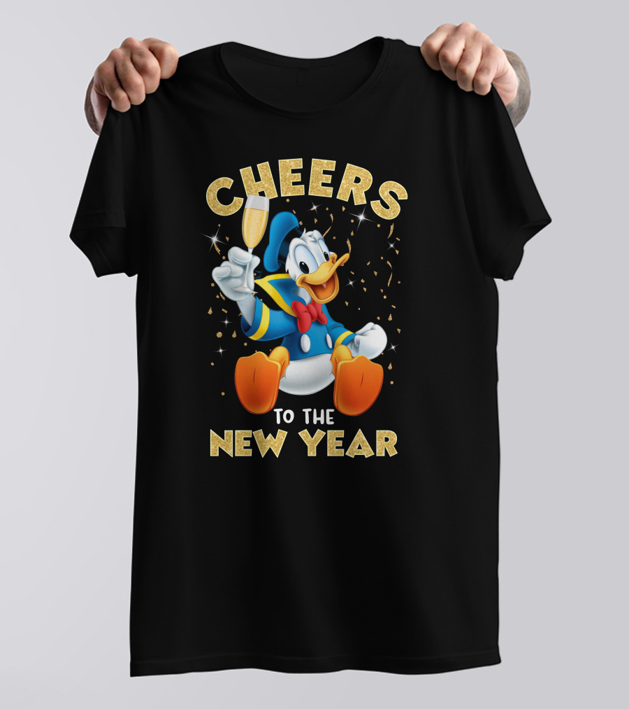 Cheers To The New Year Dn Champagne T-Shirt