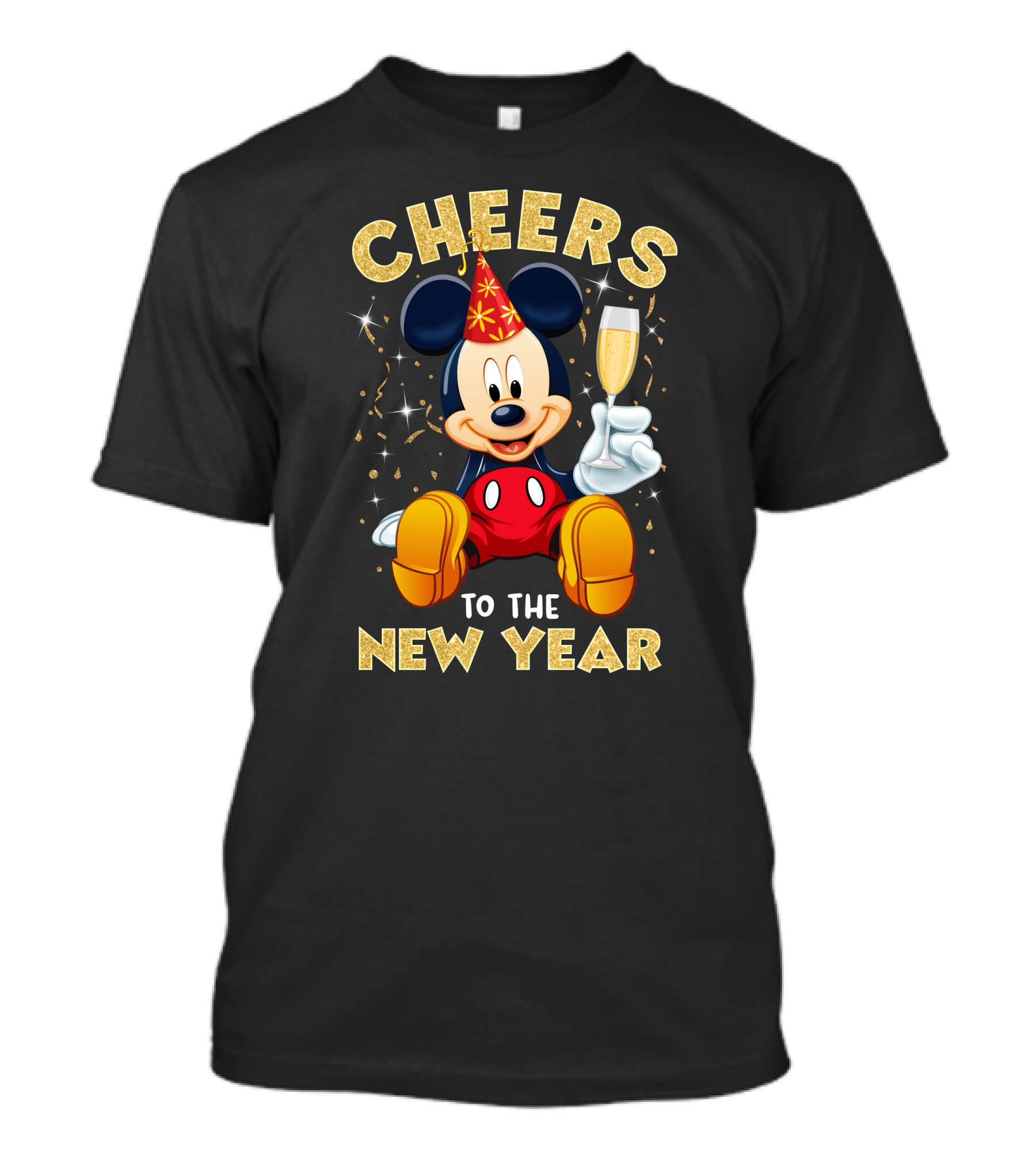 Cheers To The New Year Mk Champagne T-Shirt