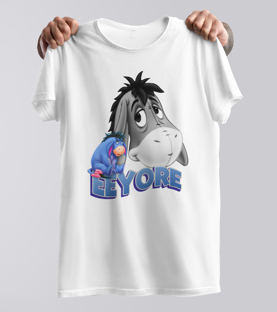 Eeyore Blue And Gray Character Disney T-Shirt