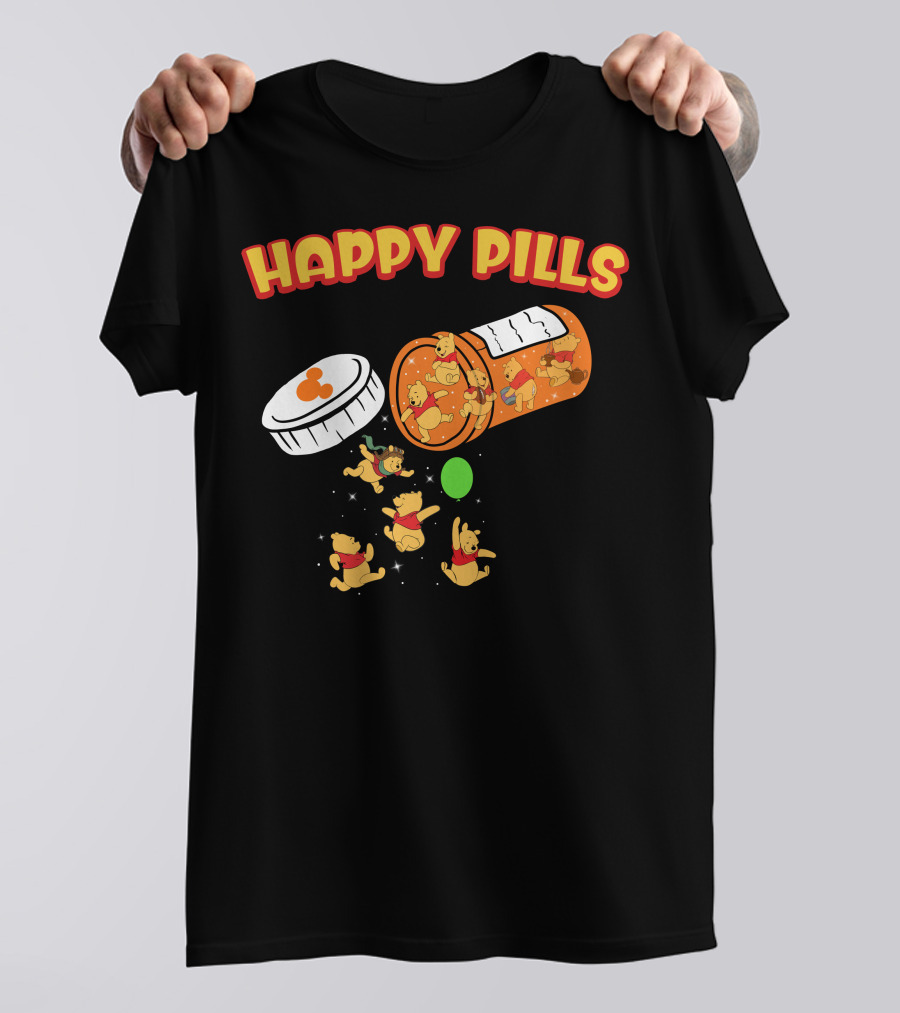 HAPPY PILLS POOH Balloon Fun T-Shirt