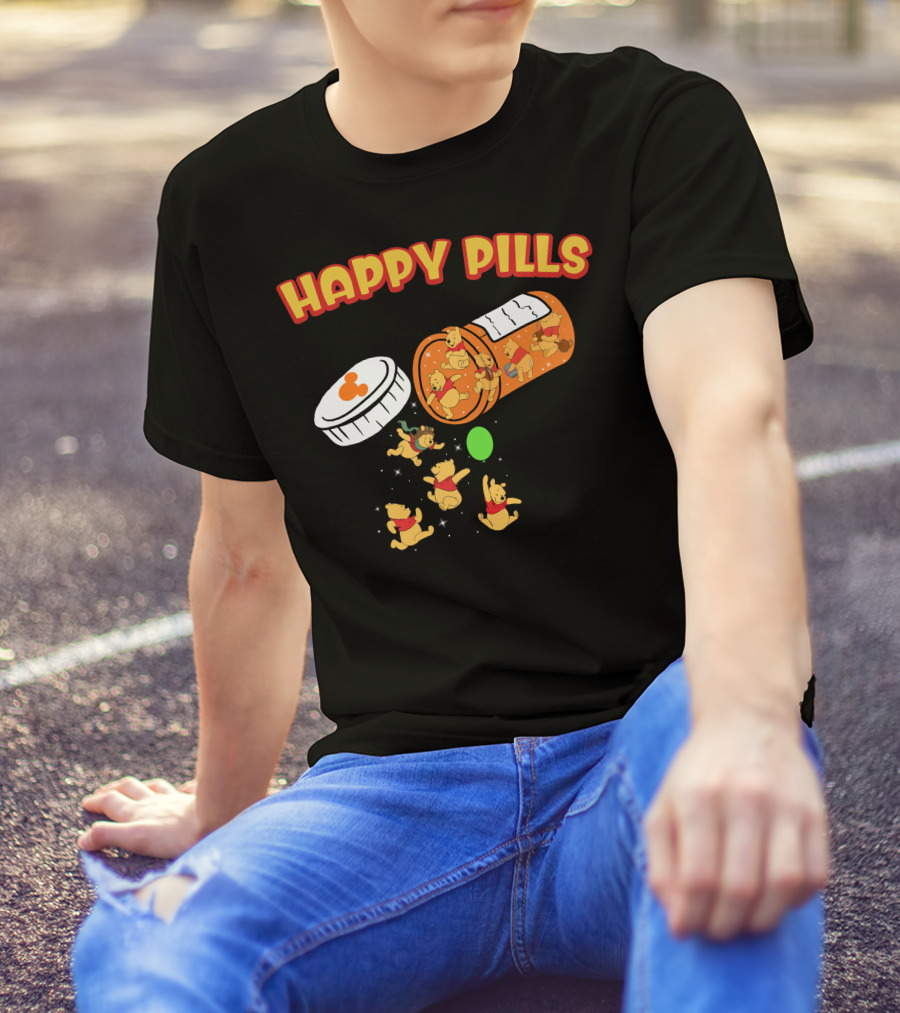 HAPPY PILLS POOH Balloon Fun T-Shirt