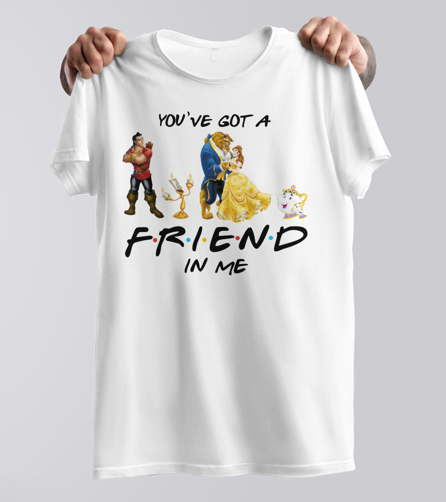 You've Got A Friend In Me Beauty And The Beast Friends Icons T-Shirt